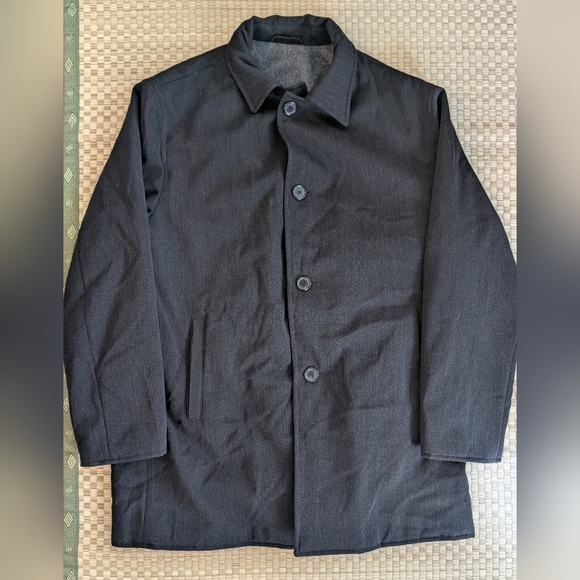 Loro Piana for Enrico Mandelli 100% Cashmere Storm System Overcoat Size 40R